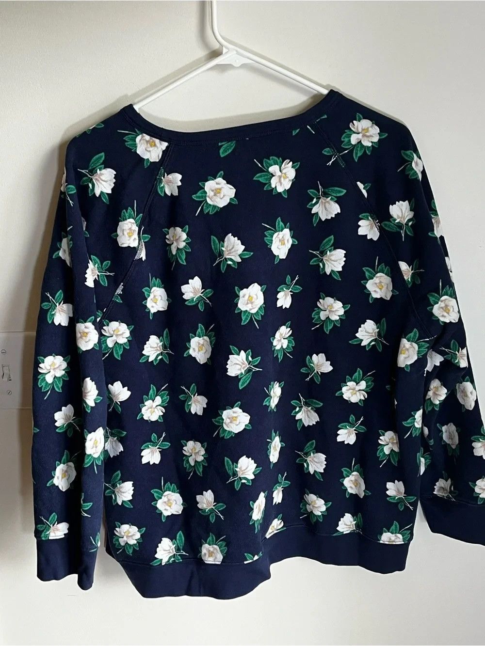Draper James Natalie Navy Magnolia Sweatshirt XXL Brooklyn Nine-Nine